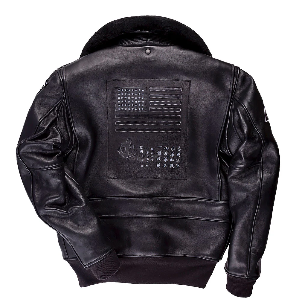 The All Black Stealth Lambskin Top Gun Bomber Jacket