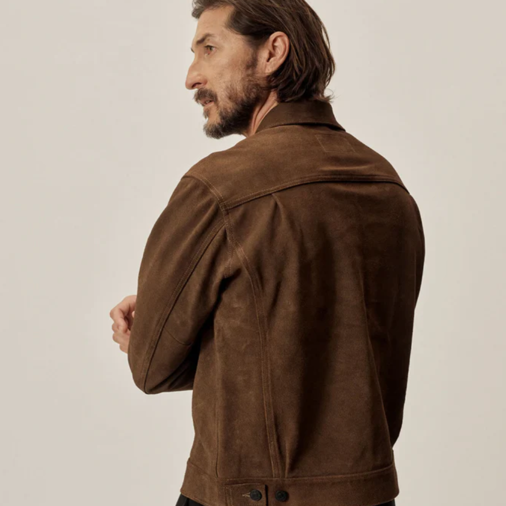 New Men’s Suedu Leather Bomber Jacket - bombersflight