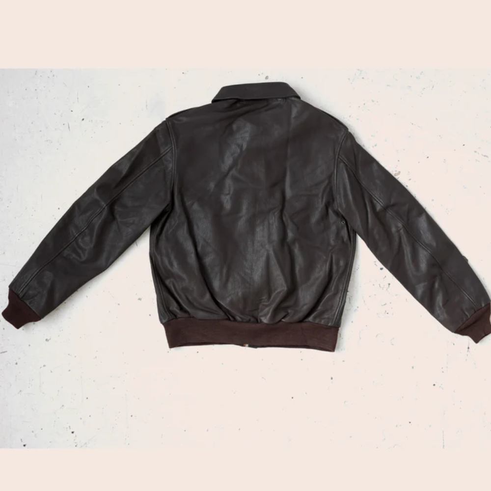 New Men Horseskin Brown Leather Bomber Jacket - bombersflight