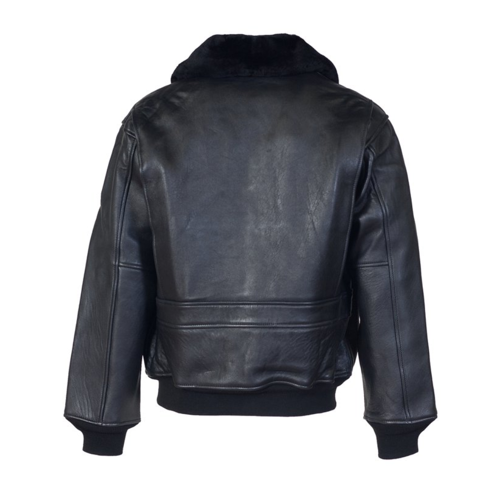 WOMEN's BLACK G-1 Leather Flight Jacket