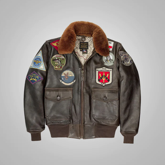 New Men's Top Gun Maverick G-1 Flight Bomber Jacket - bombersflight