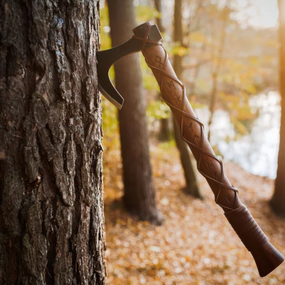 Engraved Ragnar axe