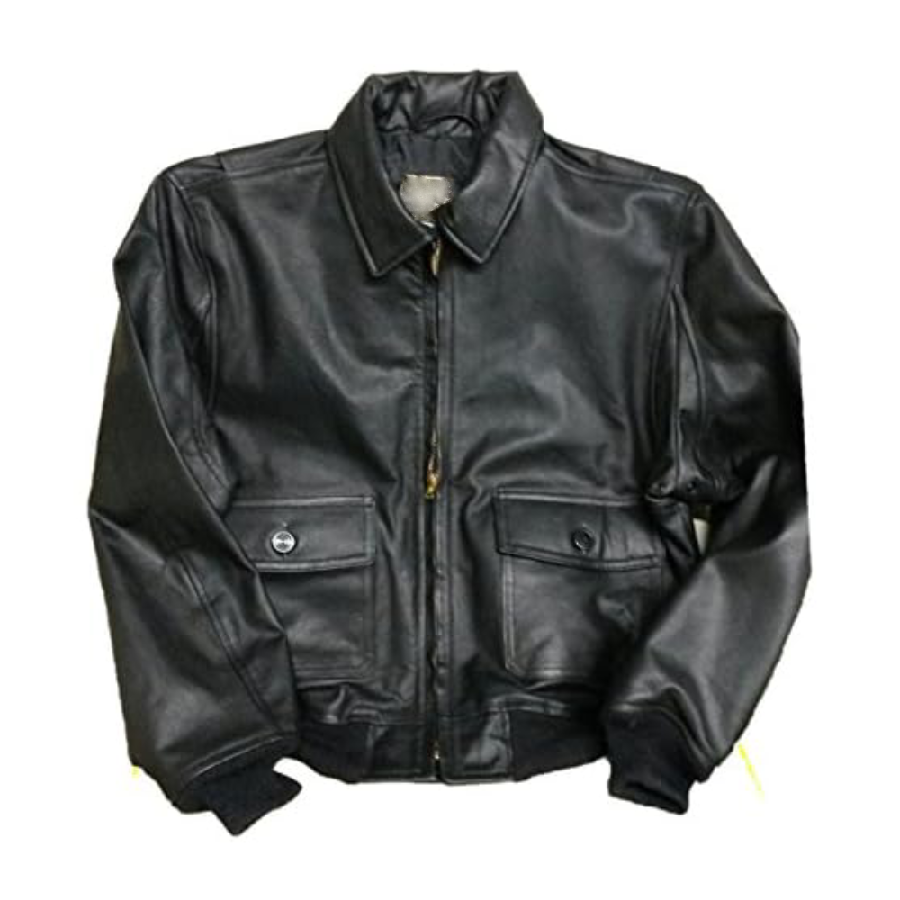 Mens Deerskin G1 Bomber Leather Jacket with Action Back